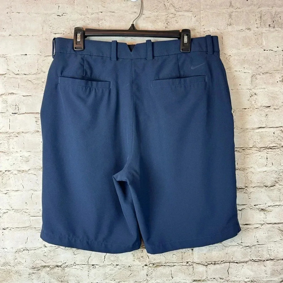 Nike Golf Men's Size 36 Navy Blue Shorts Dri-Fit Polyester Spandex Active Course - Picture 12 of 12